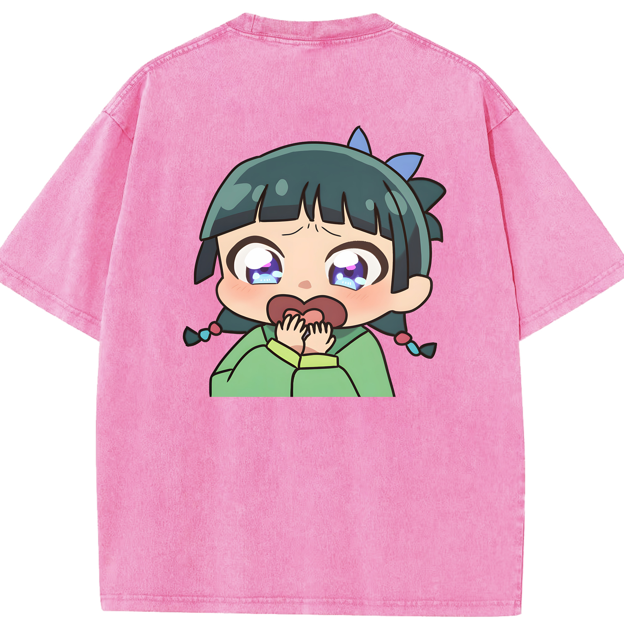 （画像用） 薬屋のひとりごと The Apothecary Diaries 綿100% ヴィンテージ風 半袖Tシャツ（背面プリント）